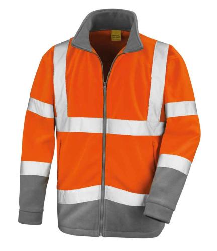 Result SafeGuard Microfleece - Fl. orange - 3XL